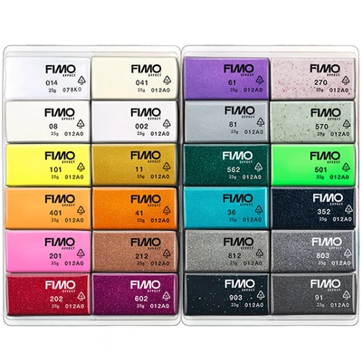 FIMO Effect Colour Pack süthető gyurma készlet, 24x25 g
