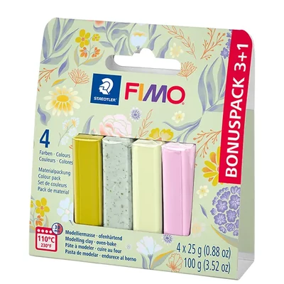 FIMO Effect Colour Pack süthető gyurma készlet, 4x25 g - Floral