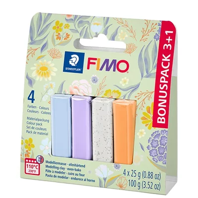 FIMO Effect Colour Pack süthető gyurma készlet, 4x25 g - Bloomy