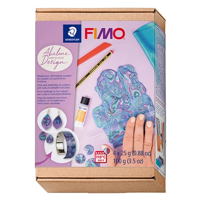 Fimo Effect süthető gyurma készlet, 4x25 g - Abalon design, Abalone Design
