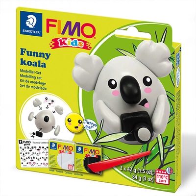 FIMO Kids süthető gyurma készlet, 2x42 g - Funny koala, vicces koala