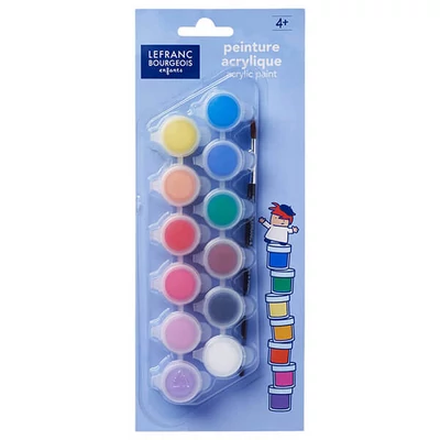 Akrilfesték készlet gyerekeknek - 12x5 ml, Junior