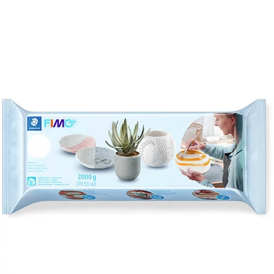 FIMO Air Basic levegőn száradó gyurma 2000 g - fehér (8102-0)