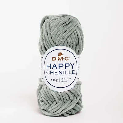 DMC Happy Chenille amigurumi zseníliafonal, 15 g - 12, szürke