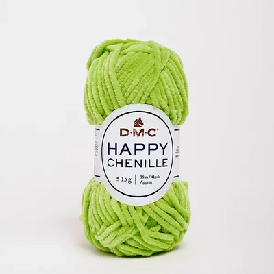 DMC Happy Chenille amigurumi zseníliafonal, 15 g - 29, zöldalma
