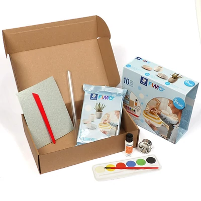 FIMO Air Basic Set gyurma készlet, 500 g kiegészítőkkel