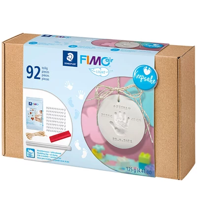 FIMO Air Light Keepsake Set, Emléktárgy gyurma készlet, 127 g kiegészítőkkel