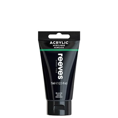Reeves akrilfesték, 75 ml - black
