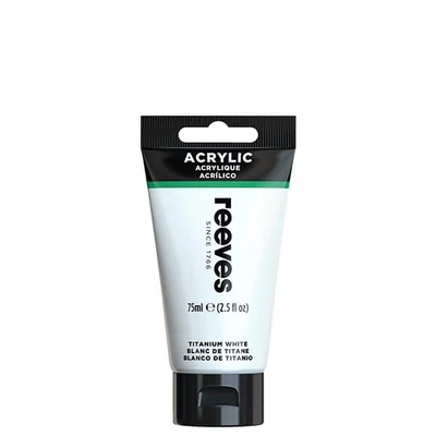 Reeves akrilfesték, 75 ml - titanium white