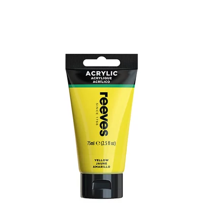 Reeves akrilfesték, 75 ml - yellow
