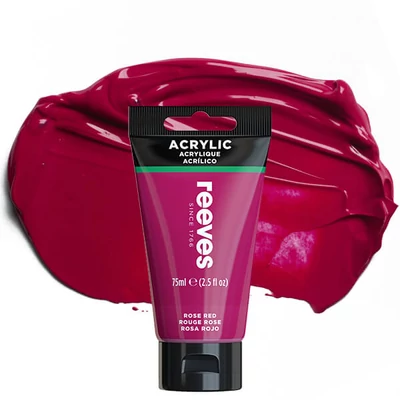 Reeves akrilfesték, 75 ml - rose red