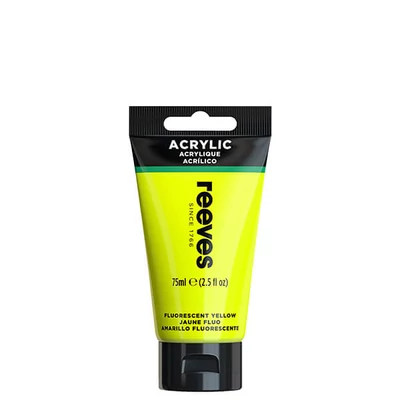 Reeves akrilfesték, 75 ml - fluorescent yellow