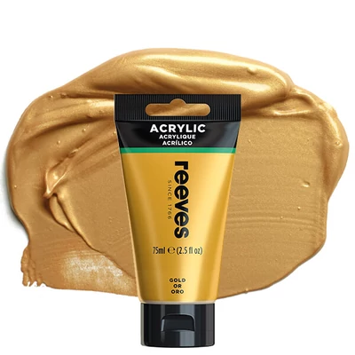 Reeves akrilfesték, 75 ml - gold