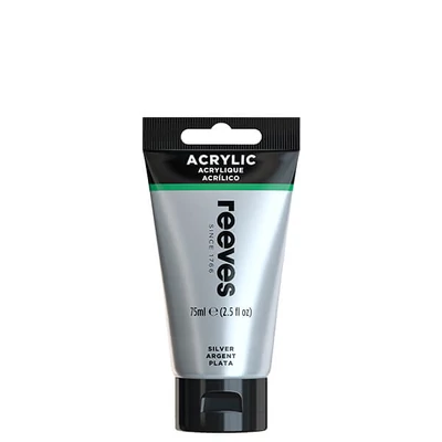 Reeves akrilfesték, 75 ml - silver