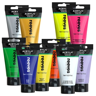 Reeves akrilfesték, 75 ml - különféle színekben