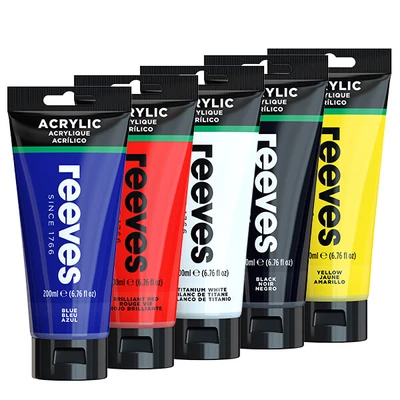 Reeves akrilfesték, 200 ml - különféle színekben