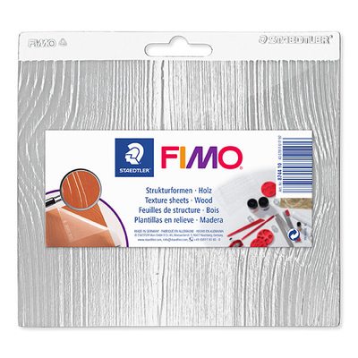 FIMO Felületmintázó, műanyag - fa, 15,5x16,5 cm