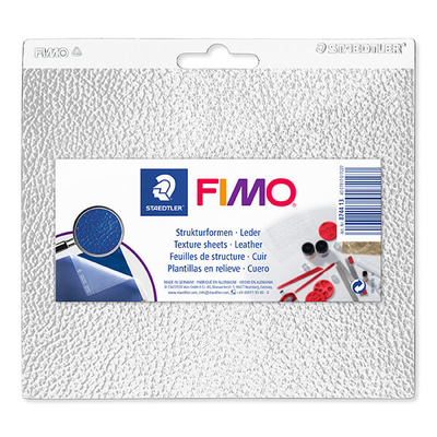 FIMO Felületmintázó, műanyag - bőr, 15,5x16,5 cm
