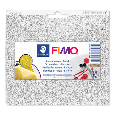 FIMO Felületmintázó, műanyag - barokk, 15,5x16,5 cm
