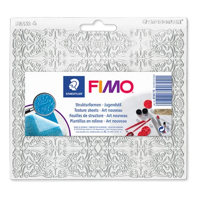 FIMO Felületmintázó, műanyag - újkor, 15,5x16,5 cm