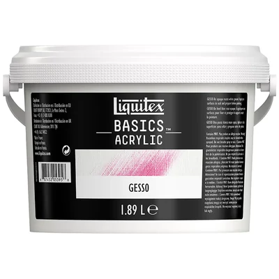 Liquitex Basics Gesso alapozó, 1,89 l - fehér