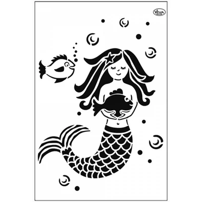 Stencil, 21x29,7 cm - sellő