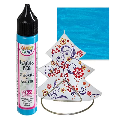 Candlepaint gyertyafestő toll, 28 ml - világoskék