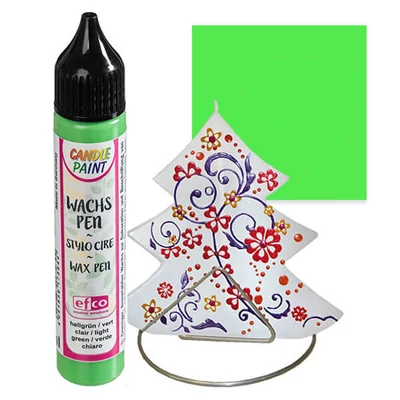 Candlepaint gyertyafestő toll, 28 ml - világoszöld