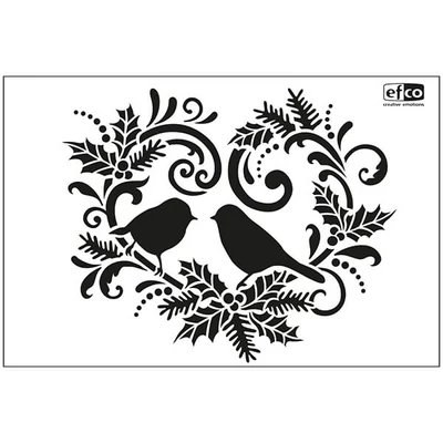Stencil, 21x30 cm - Madár