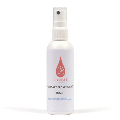 Epoxi tisztító, Lauriz&#039;Art kétkomponensű epoxi műgyantához, 100 ml