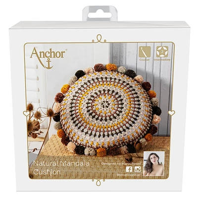 Anchor Mandala párna horgoló készlet - Natúr