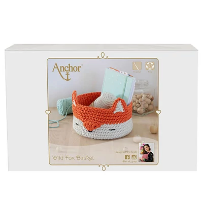 Anchor Crafty Fine horgoló készlet - Róka kosár