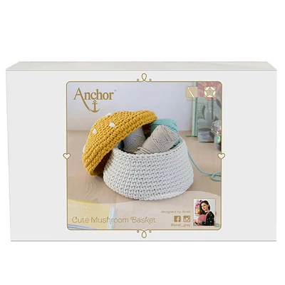 Anchor Crafty Fine horgoló készlet - Gomba kosár