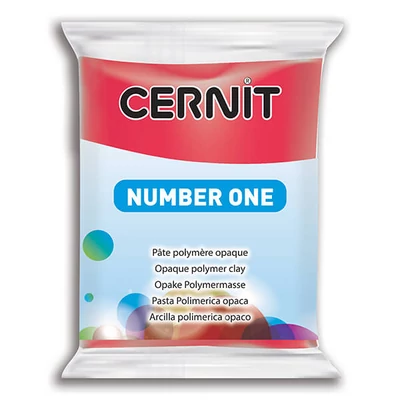 Cernit N1. süthető gyurma, 56 g - karácsonyi piros (463)
