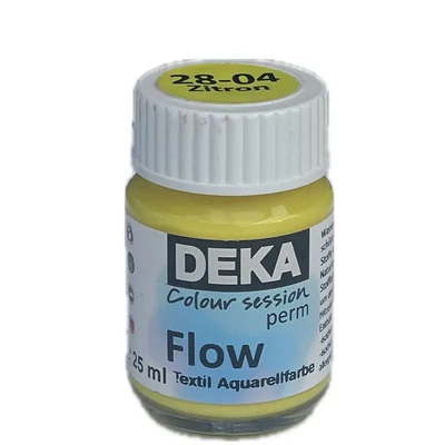 Deka PermFlow akvarell hatású textilfesték - 04 citrom