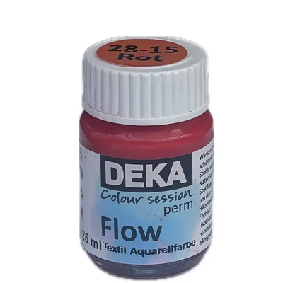 Deka PermFlow akvarell hatású textilfesték - 15 piros