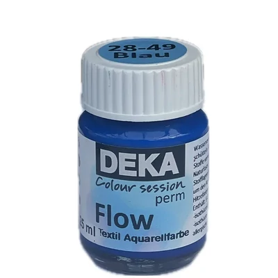Deka PermFlow akvarell hatású textilfesték - 49 kék