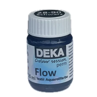 Deka PermFlow akvarell hatású textilfesték - 90 fekete