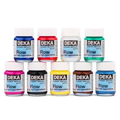 Deka PermFlow akvarell hatású textilfesték - különféle színekben
