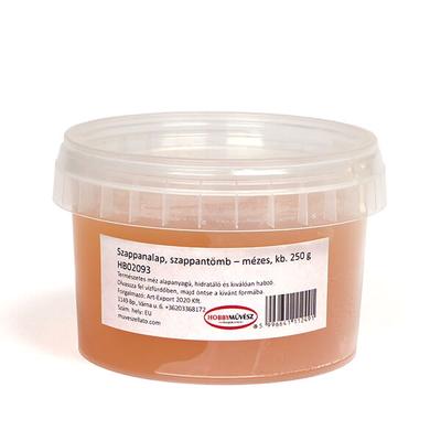 Szappantömb, szappanalap, 250 g - mézes