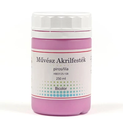 Művész akrilfesték, 250 ml - bicolor, 108, piros/lila