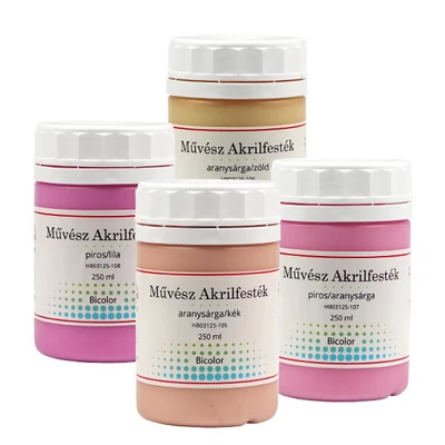 Művész akrilfesték, bicolor, 250 ml - különféle színekben