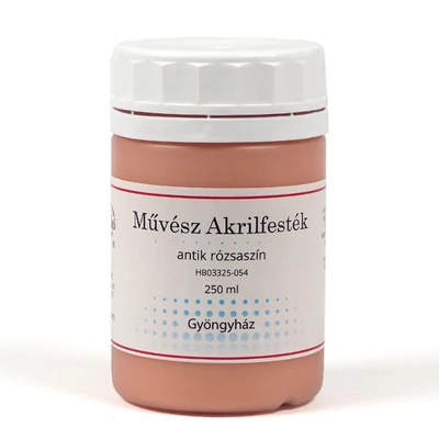 Művész akrilfesték, 250 ml - gyöngyház, 54, antik rózsaszín
