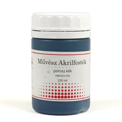 Művész akrilfesték, 250 ml - matt, 034, porosz kék