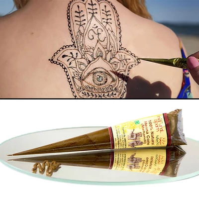 Henna paszta, 25 g - natúr, tölcséres