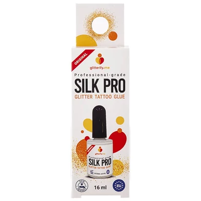 Tetováló ragasztó csillámporokhoz, Silk Pro, 16 ml