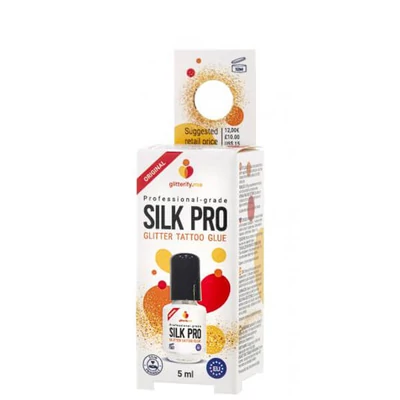 Tetováló ragasztó csillámporokhoz, Silk Pro, 5 ml