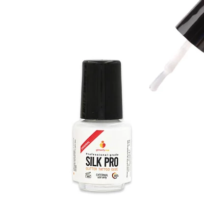 Tetováló ragasztó csillámporokhoz, Silk Pro, 5 ml