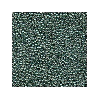 Miyuki japán üveggyöngy, kásagyöngy 11/0 - Duracoat Galvanized Sea Green