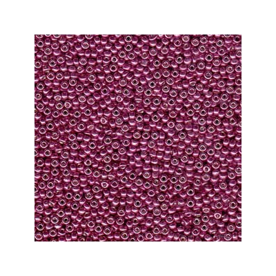 Miyuki japán üveggyöngy, kásagyöngy 11/0 - Duracoat Galvanized Magenta